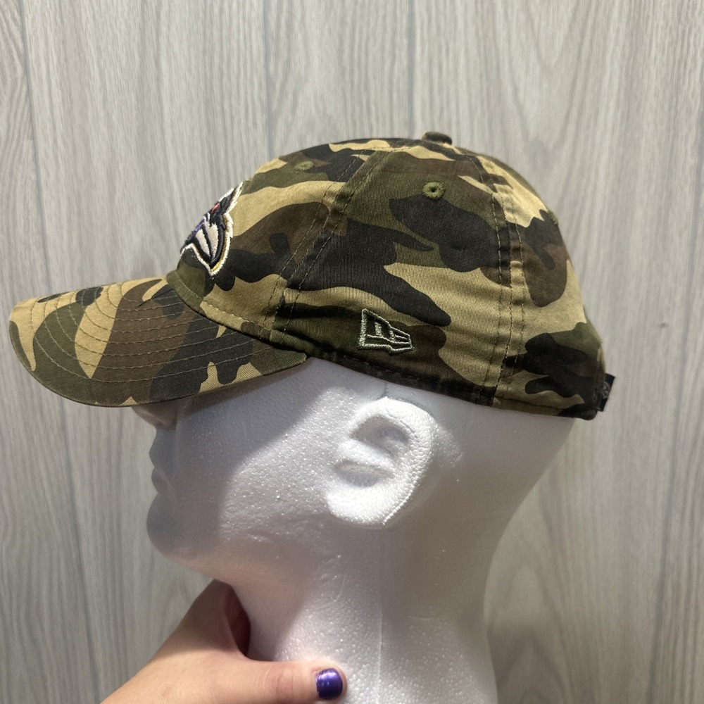 NFL Ravens Youth Camo Baltimore Ravens Camouflage Baseball Hat National Football - Picture 2 of 8
